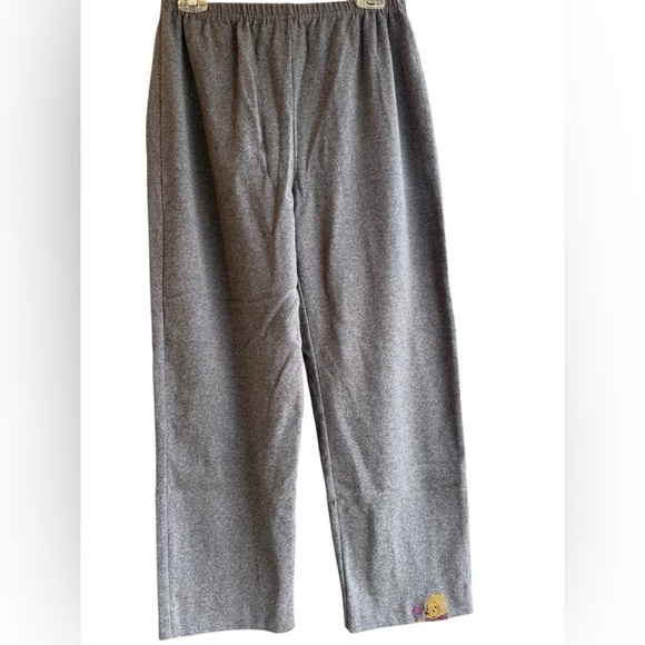 Vintage Disney Winnie the Pooh Gray Pants 100%cotton  I’m going to Disney - Picture 1 of 13